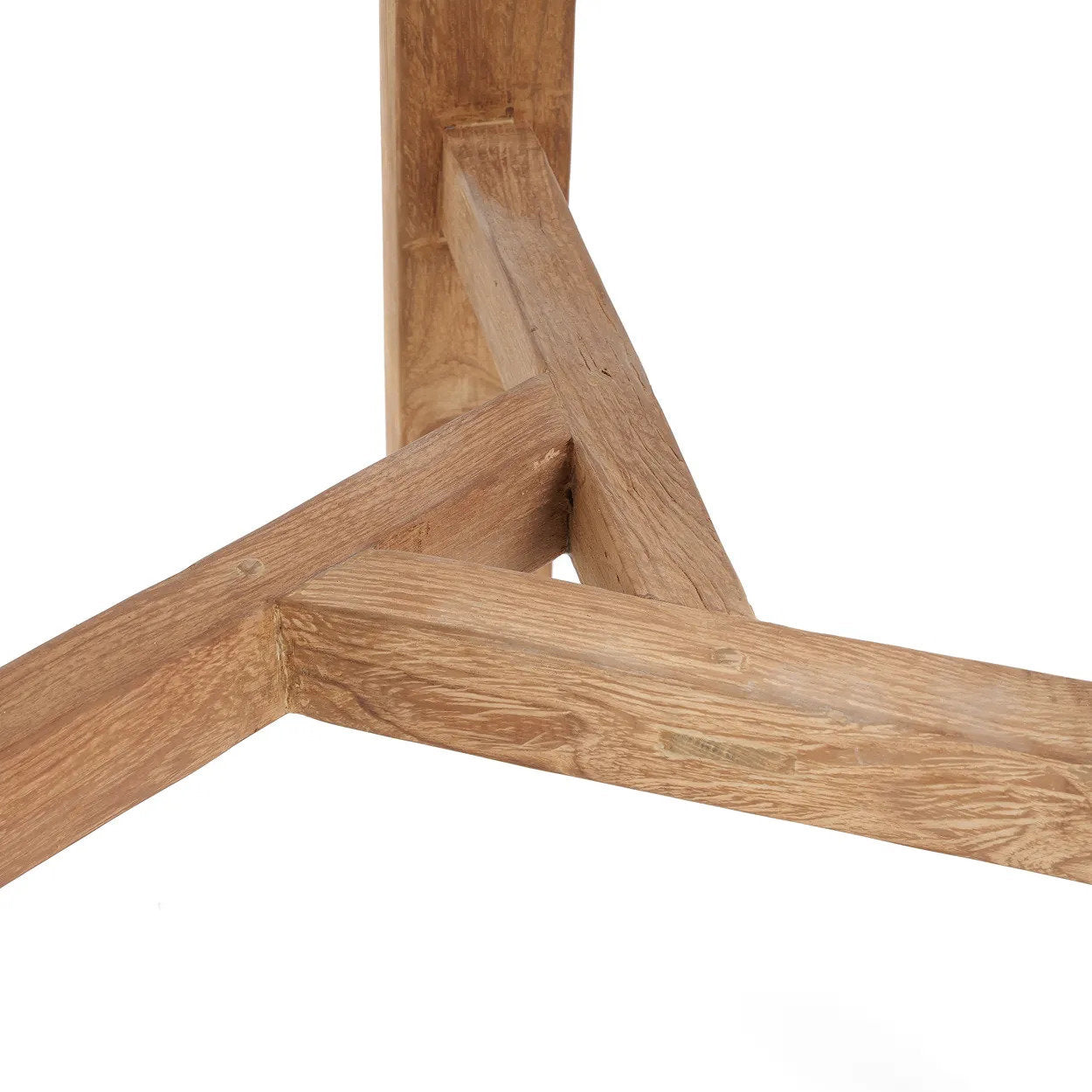 Table de bar ronde Fusuma en teck, vue 5