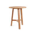 Table de bar ronde Fusuma en teck