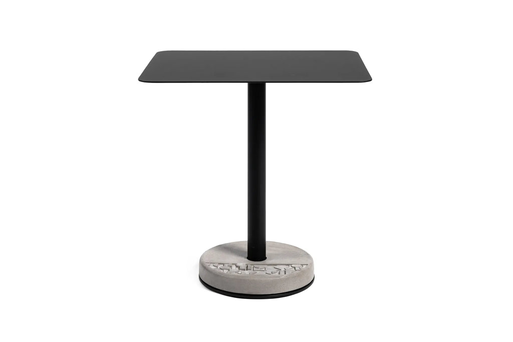 Table de bistro en béton Donut rectangulaire vue 3