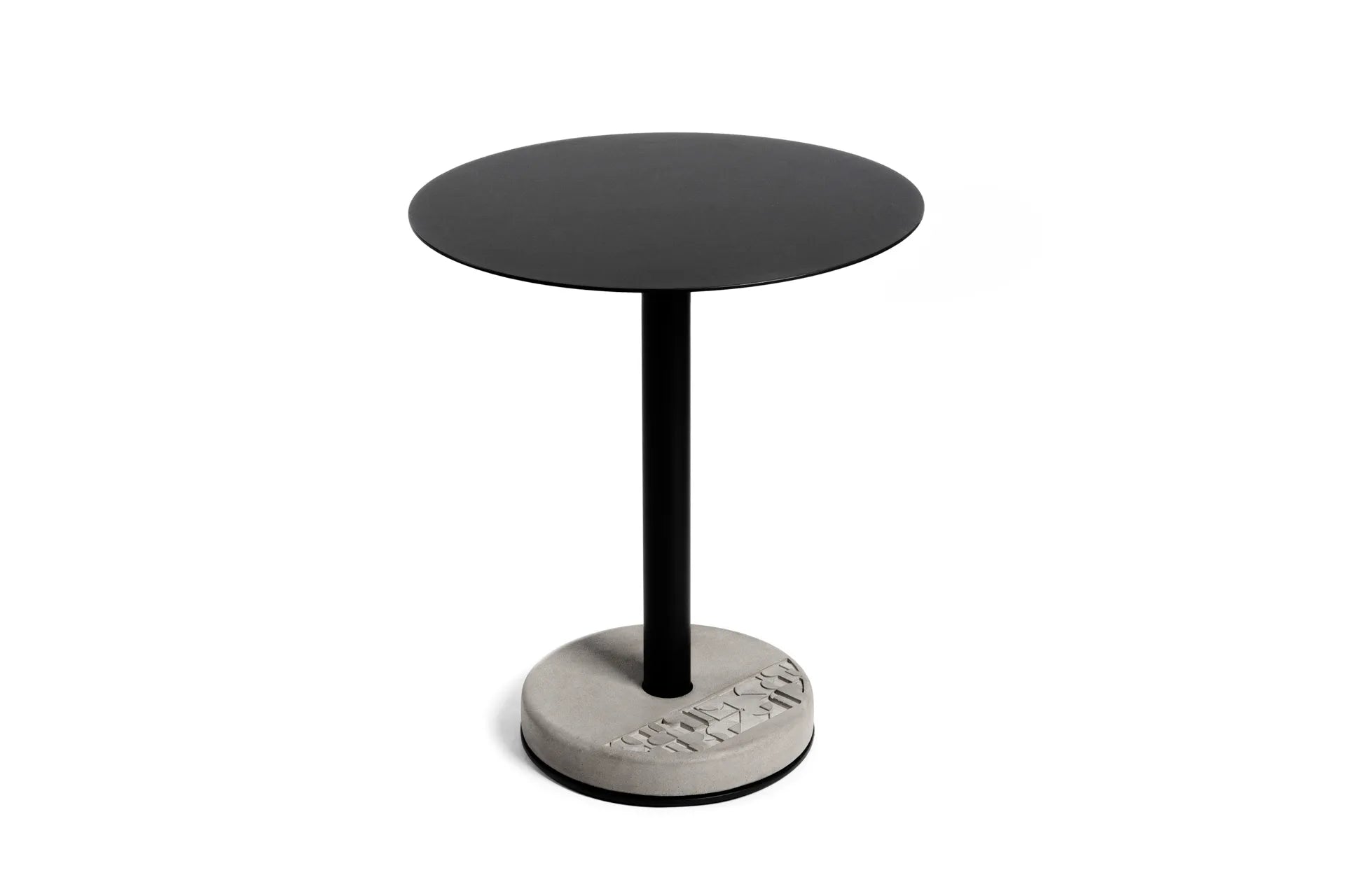 Table de bistro en béton Donut ronde vue 3