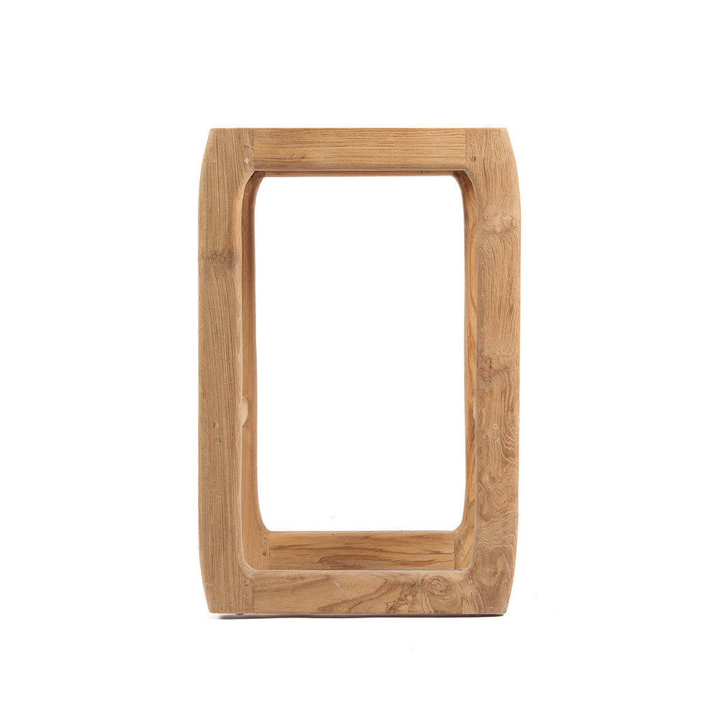 Tabouret de bar Ithaca en teck recyclé, vue 5