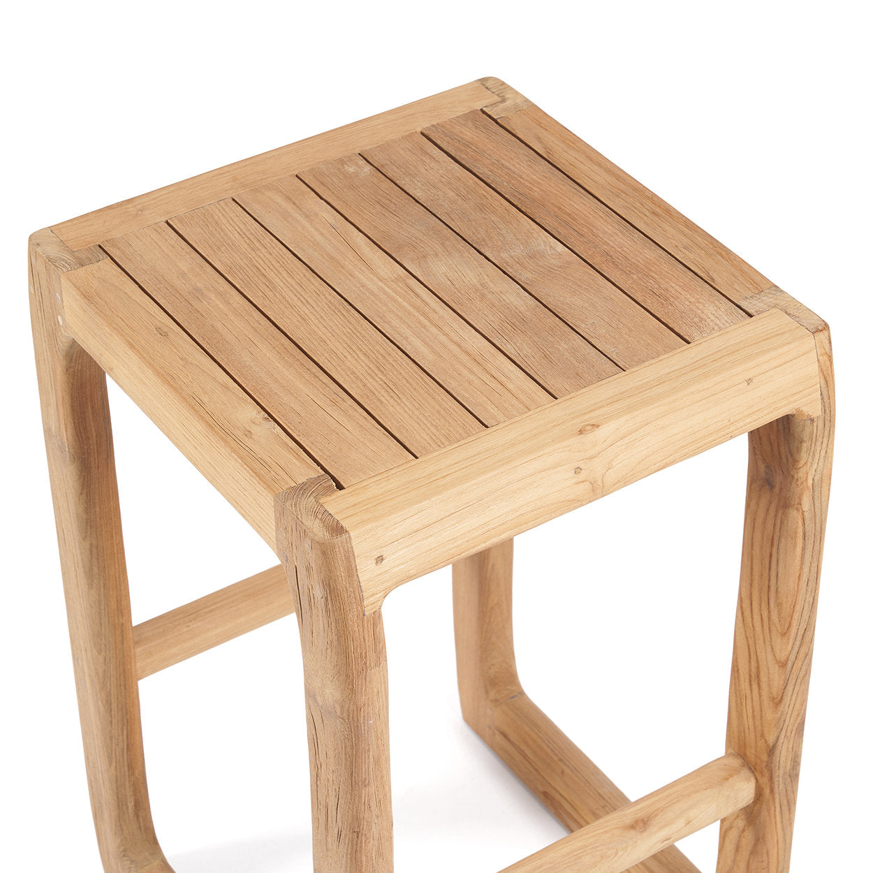 Tabouret de bar Ithaca en teck recyclé, vue 6