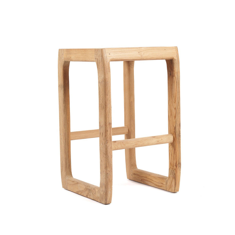 Dimensions Tabouret de bar Ithaca en teck recyclé