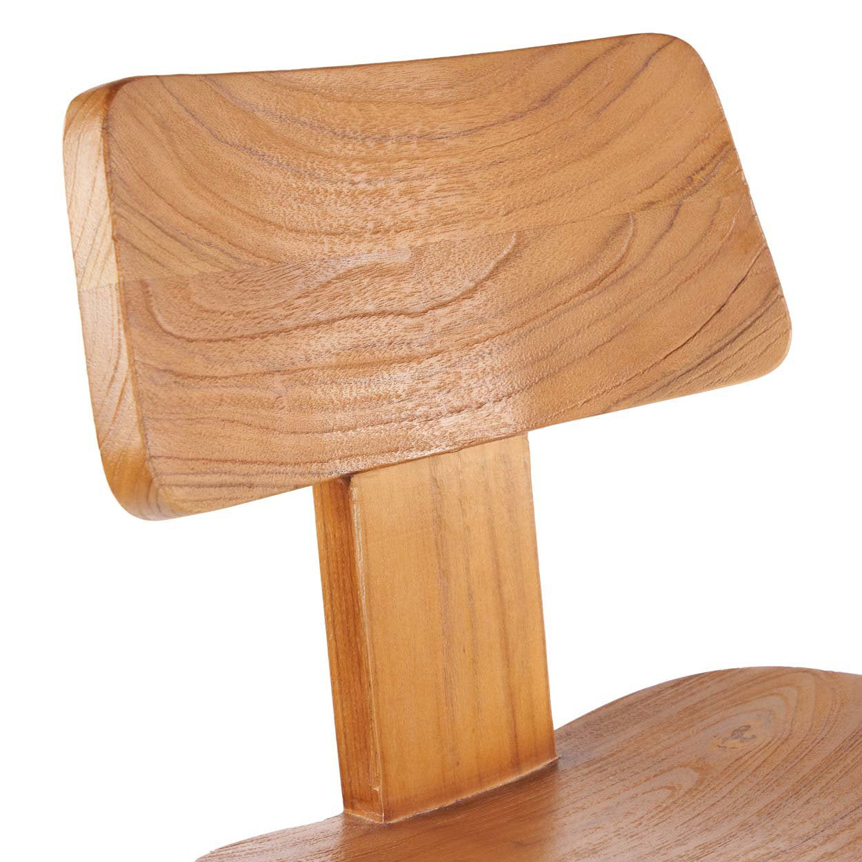 Tabouret de bar LovYa en teck, vue 4