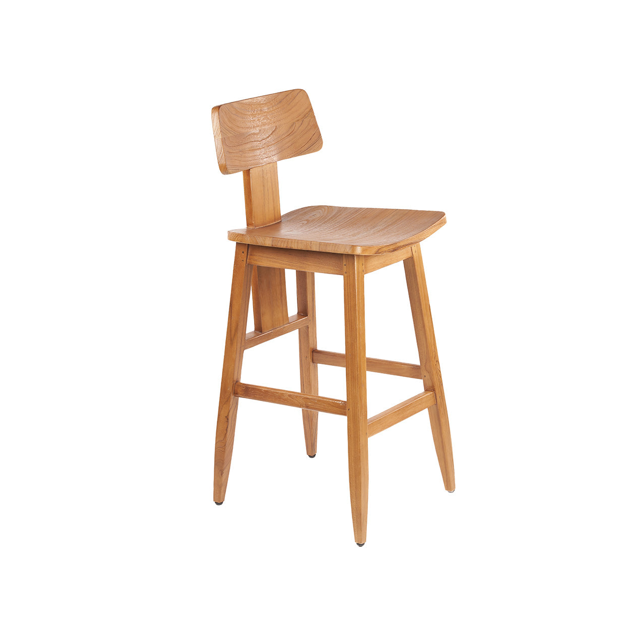 Tabouret de bar LovYa en teck