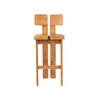Tabouret de bar Sama Sama en teck, vue 4
