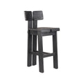 Tabouret de bar Sama Sama en teck noir