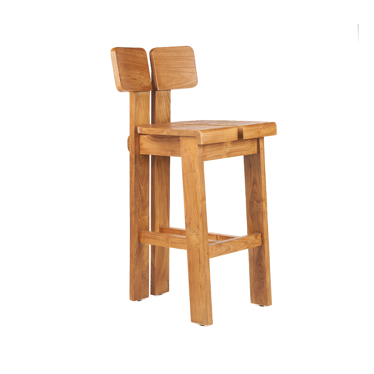 Tabouret de bar Sama Sama en teck