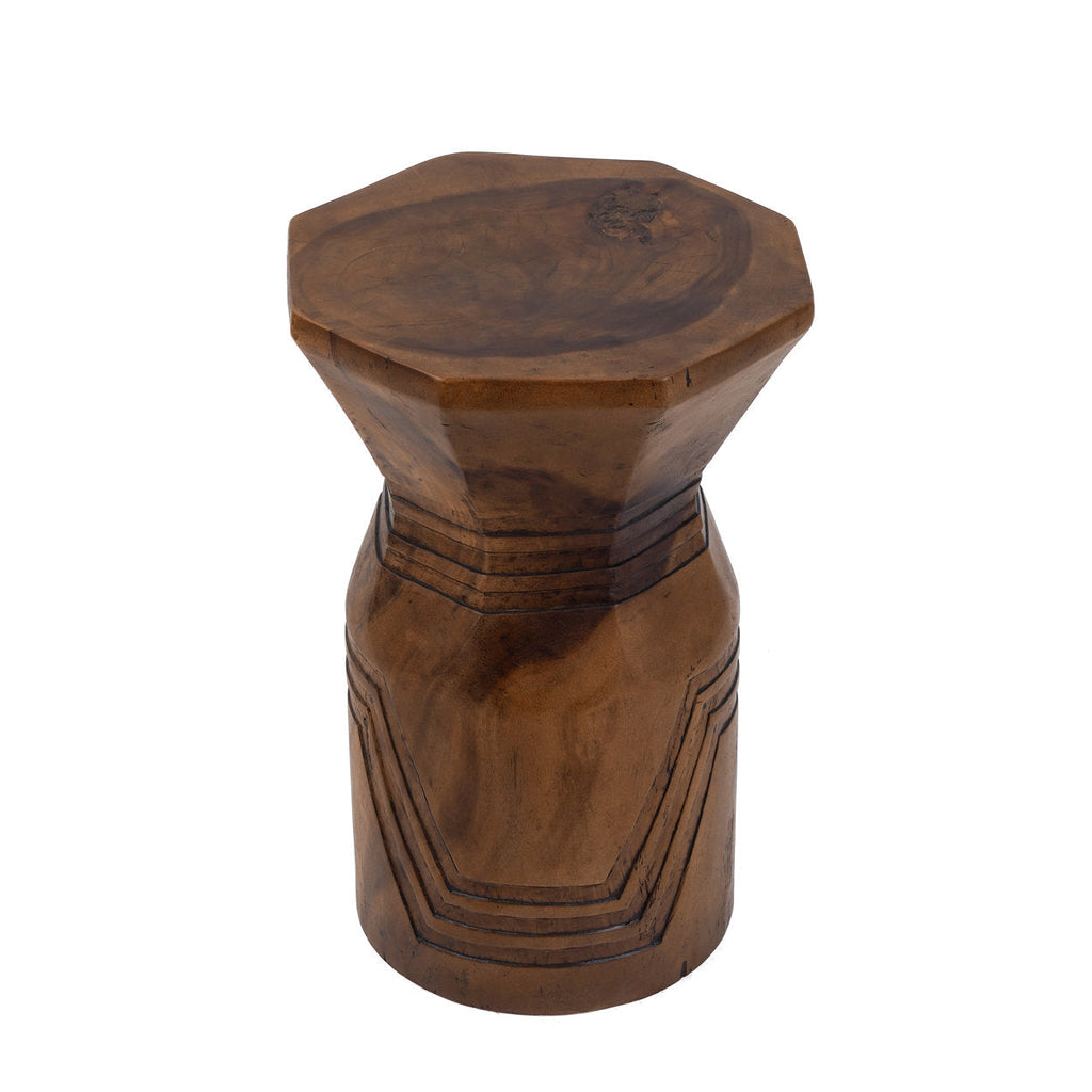 Tabouret Bloom en bois de suar, vue 6