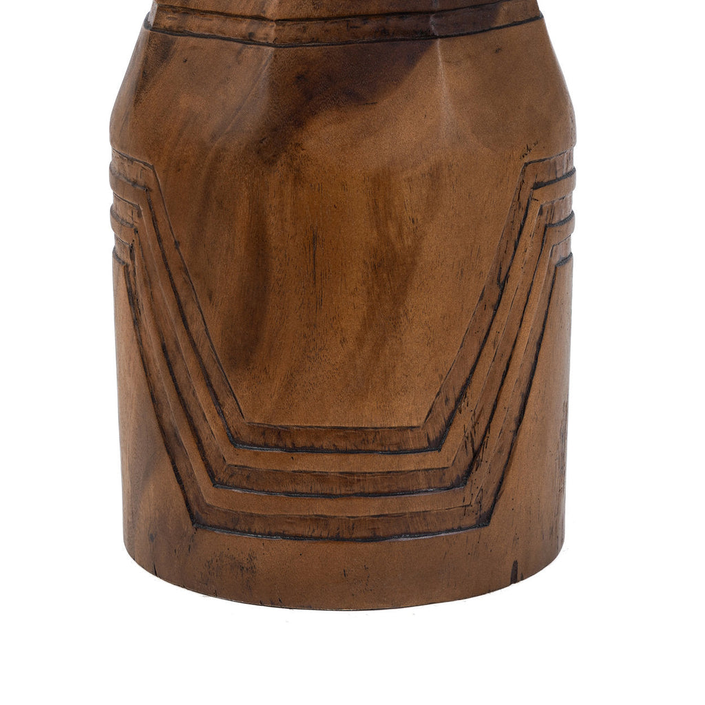 Tabouret Bloom en bois de suar, vue 7