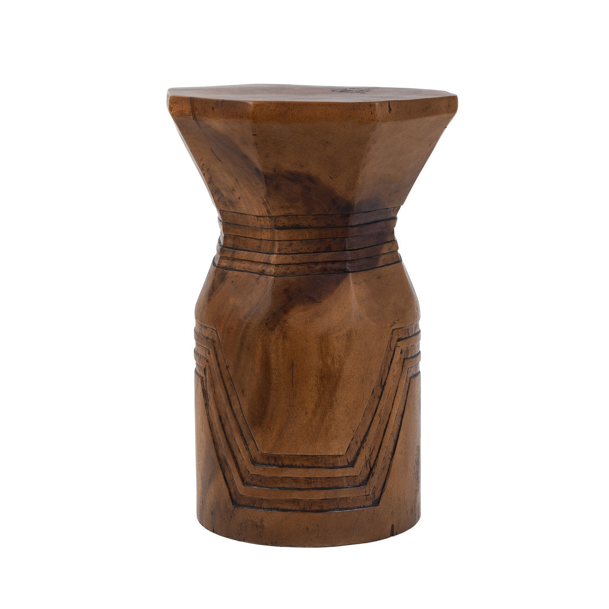 Tabouret Bloom en bois de suar