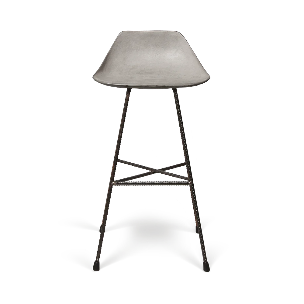 Tabouret de bar en béton Hauteville 67 cm