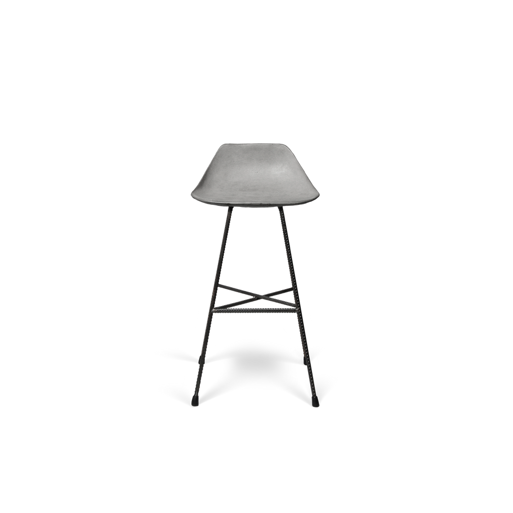 Tabouret de bar en béton Hauteville 67 cm vue