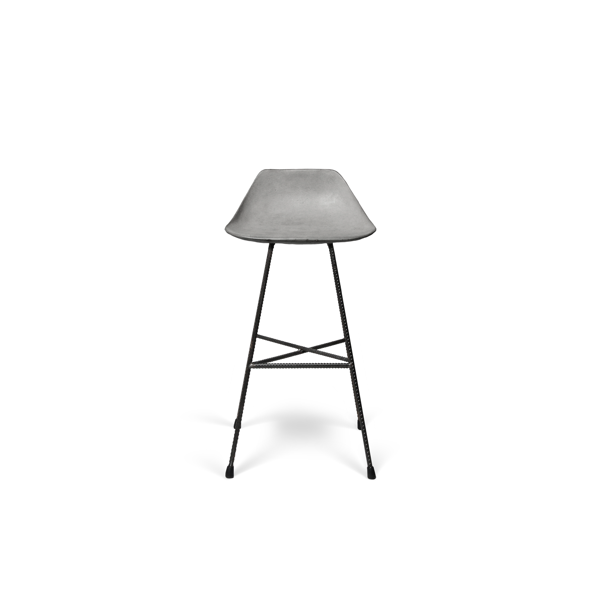 Tabouret de bar en béton Hauteville 67 cm vue