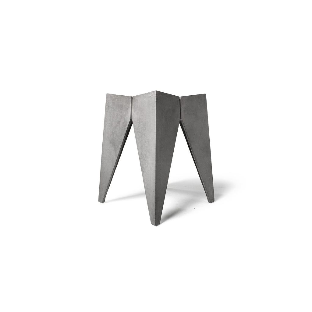 Tabouret en béton Bridge gris naturel vue 2