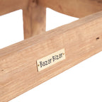 Tabouret rustique Fab en teck, vue 5
