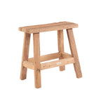 Tabouret rustique Fab en teck