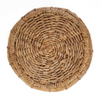 Tabouret Gustih en feuille de bananier tressée, vue 5