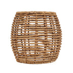 Tabouret Gustih en feuille de bananier tressée, vue 6