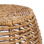 Tabouret Gustih en feuille de bananier tressée, vue 8