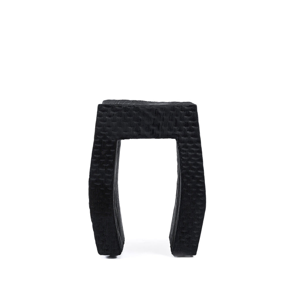 Tabouret Montano en bois de suar noir, vue 7
