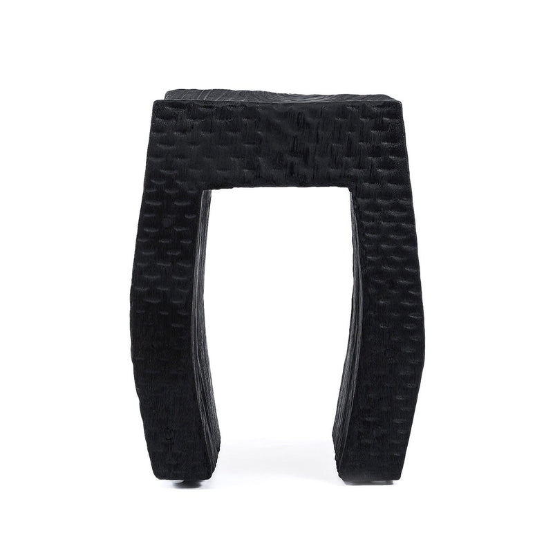 Dimensions Tabouret Montano en bois de suar noir