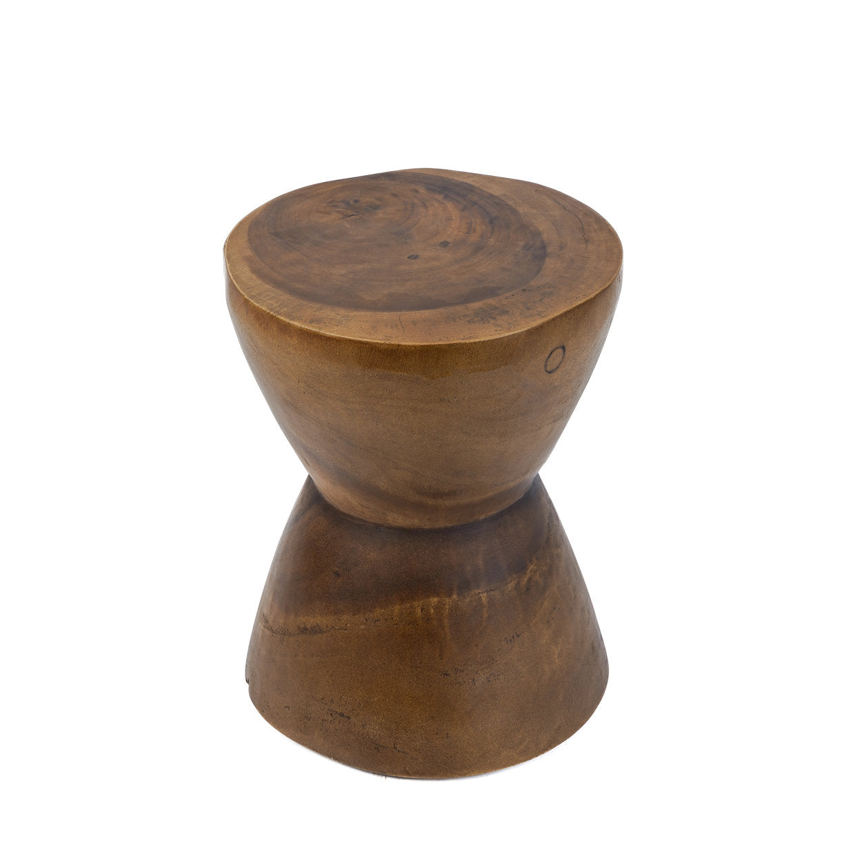 Tabouret Pacha Mama en bois de suar, vue 3