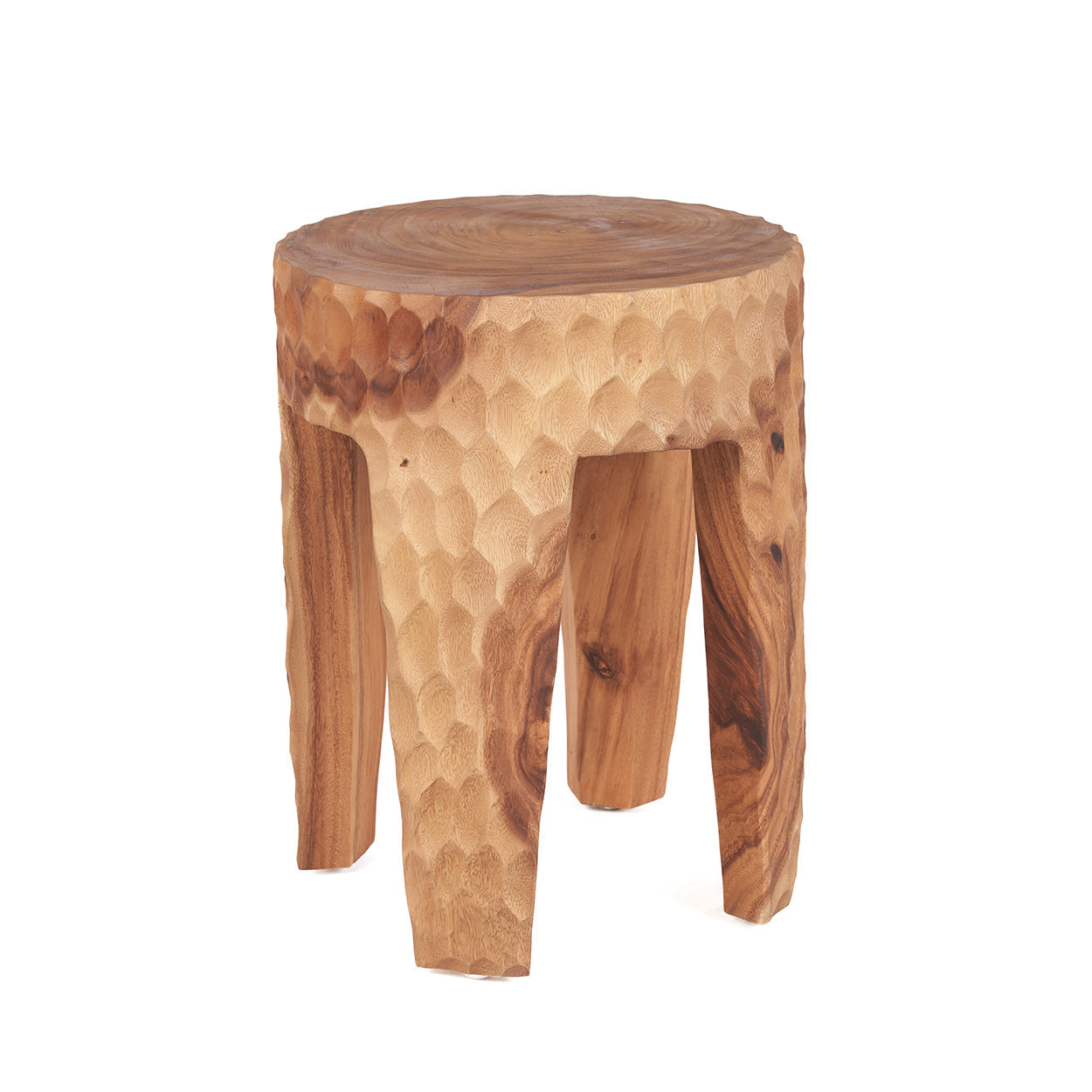 Tabouret Paramo en bois de suar