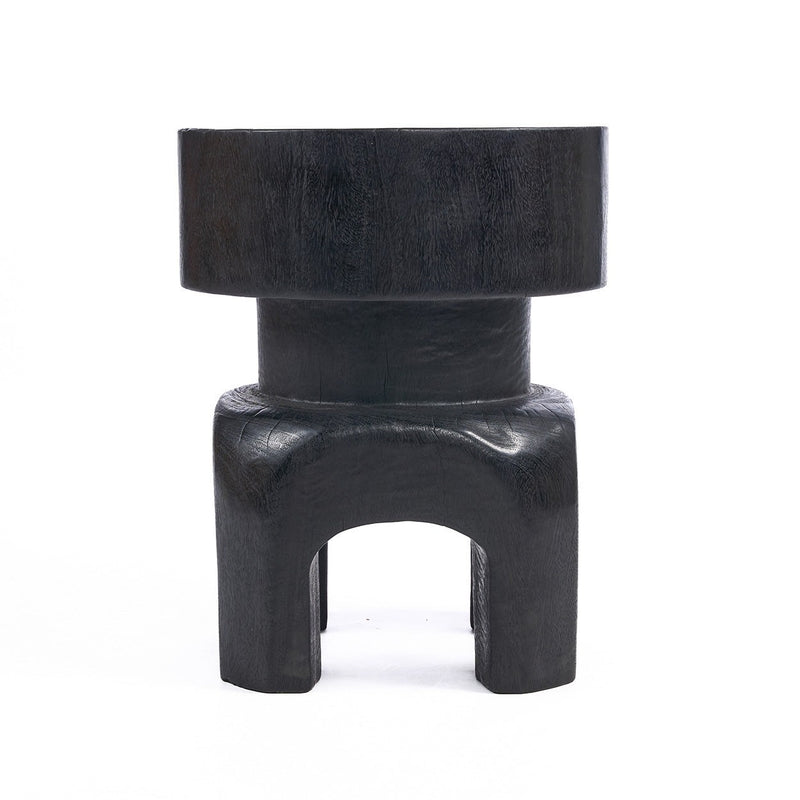 Dimensions Tabouret Squat Spot en bois noir