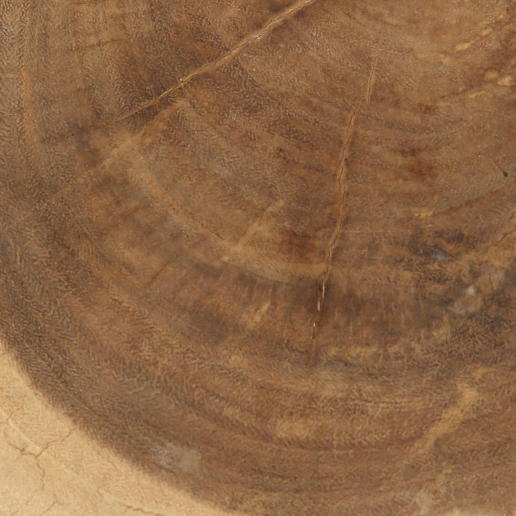 Tabouret Tribe en bois de suar blanc, vue 6