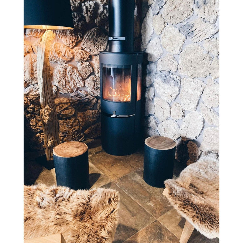 Dimensions Tabouret tronc d'arbre Tribe en suar massif 40 cm