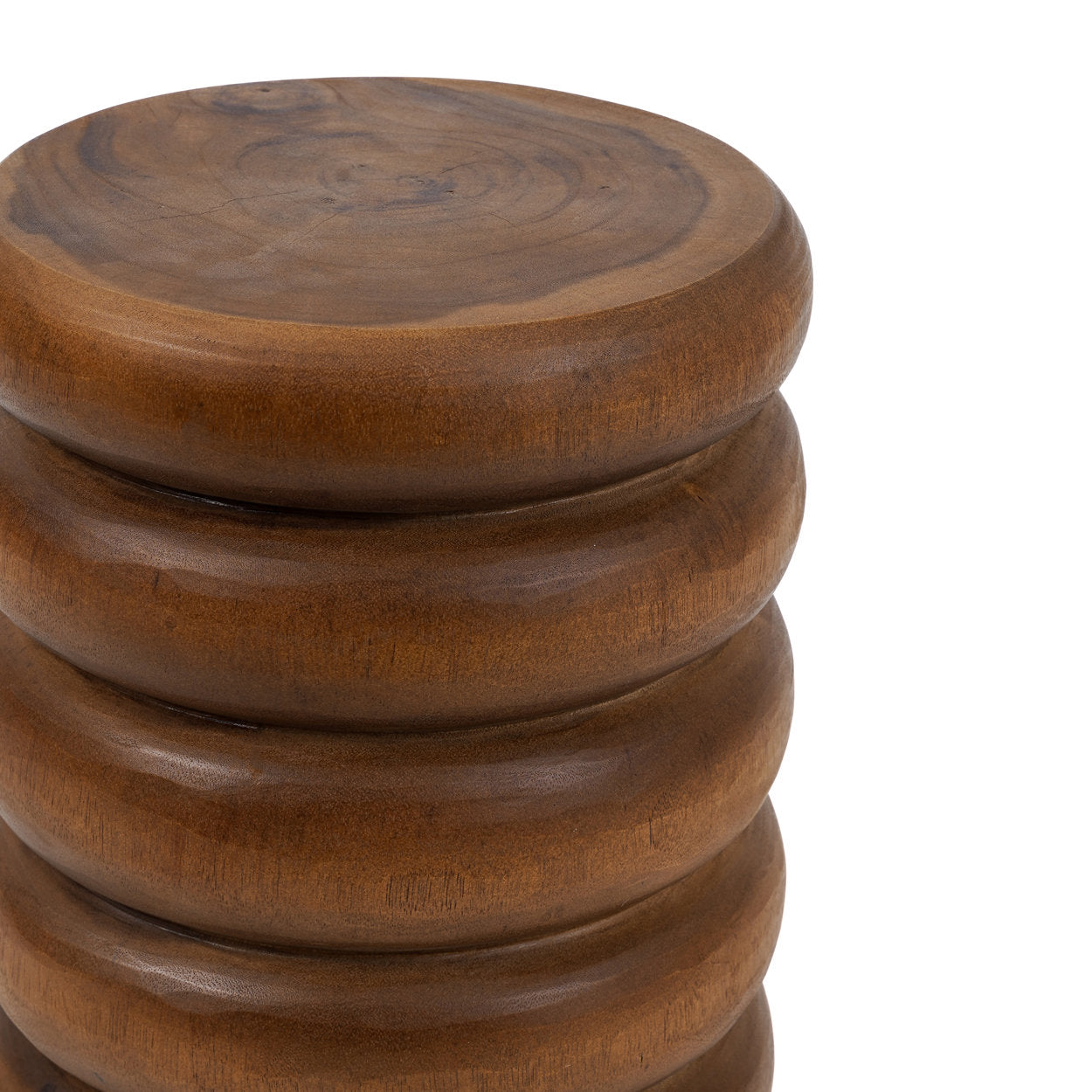 Tabouret Umiko en bois de suar, vue 7