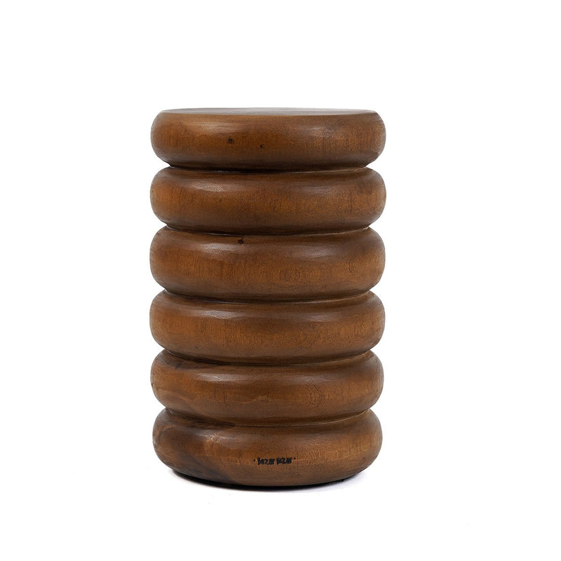 Dimensions Umiko Suar Wood Stool