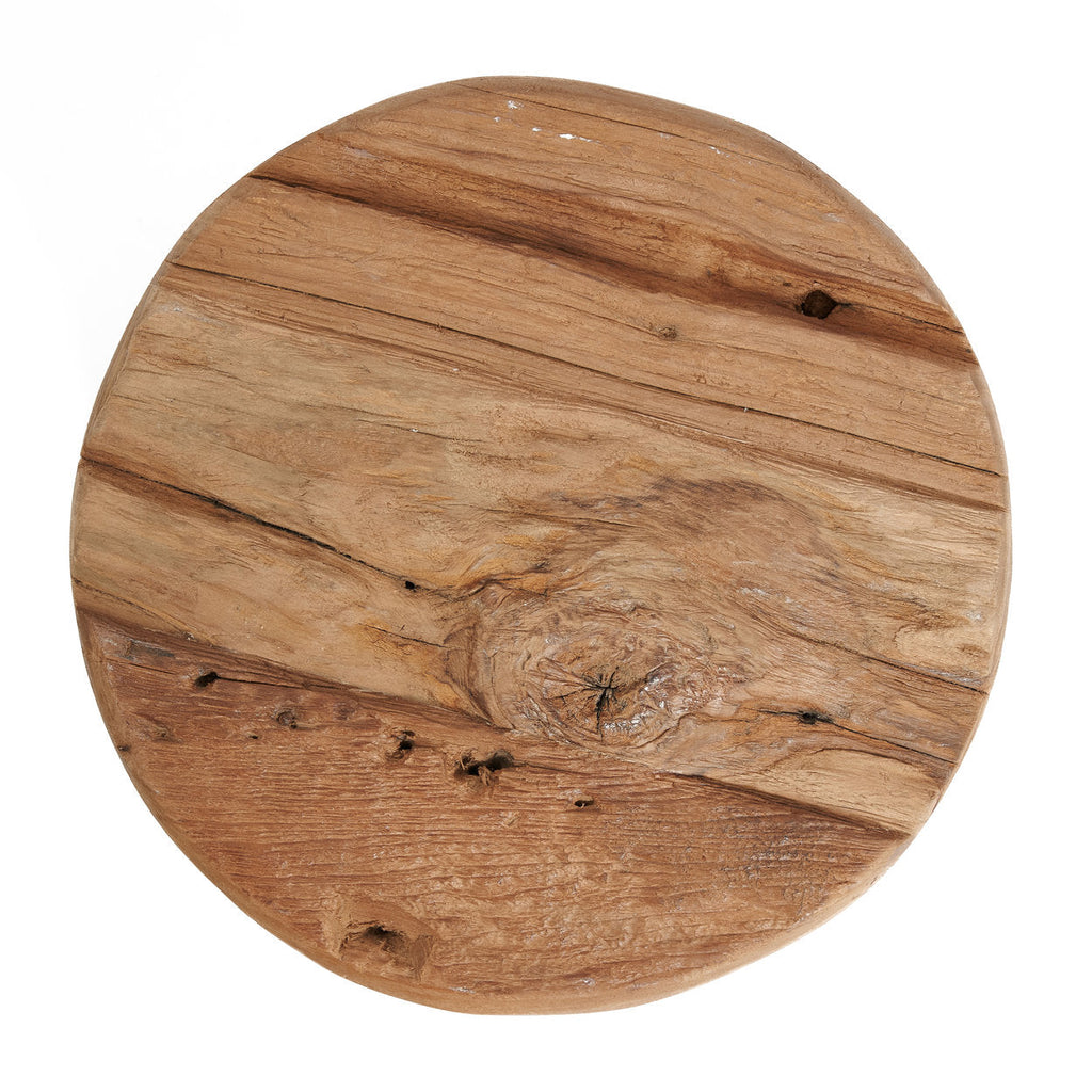 Tabouret Yatai en teck recyclé petit modèle, vue 8