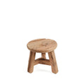 Tabouret Yatai en teck recyclé petit modèle