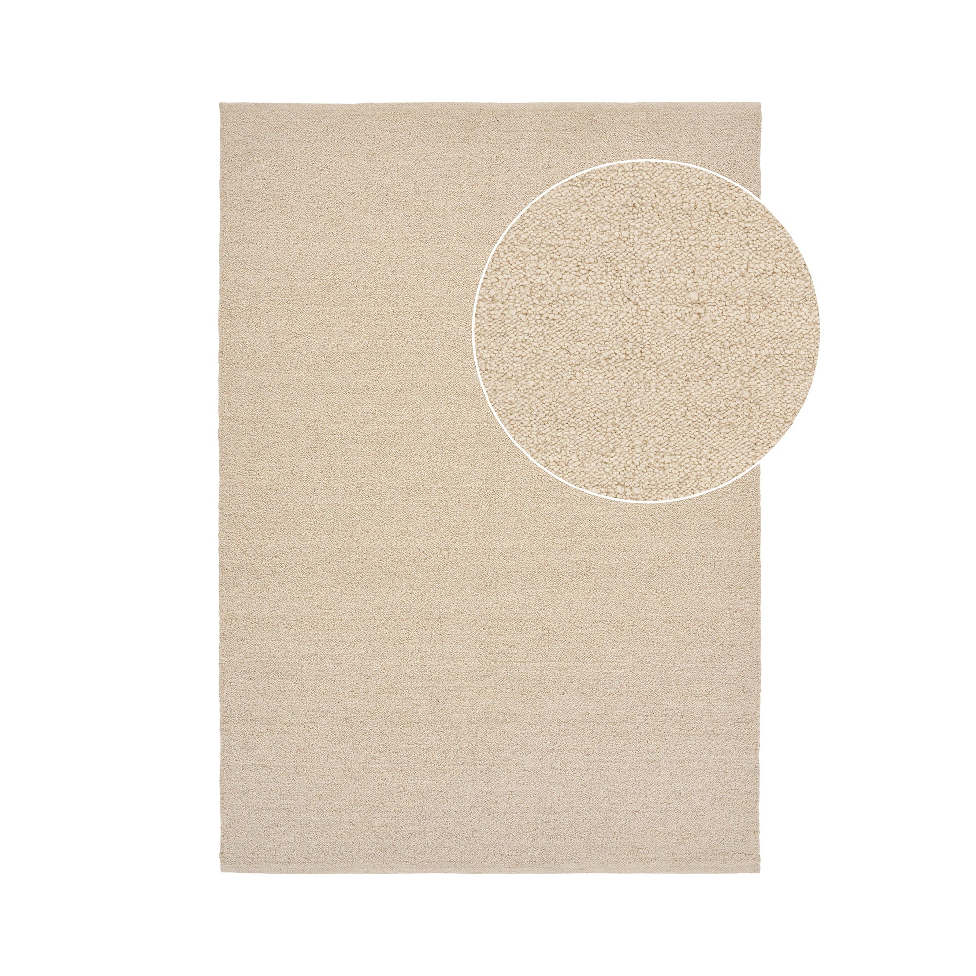 Tapis Bela laine beige 160x230 cm