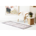 Tapis de couloir Havana médaillon oriental 80x200 cm vue de détail