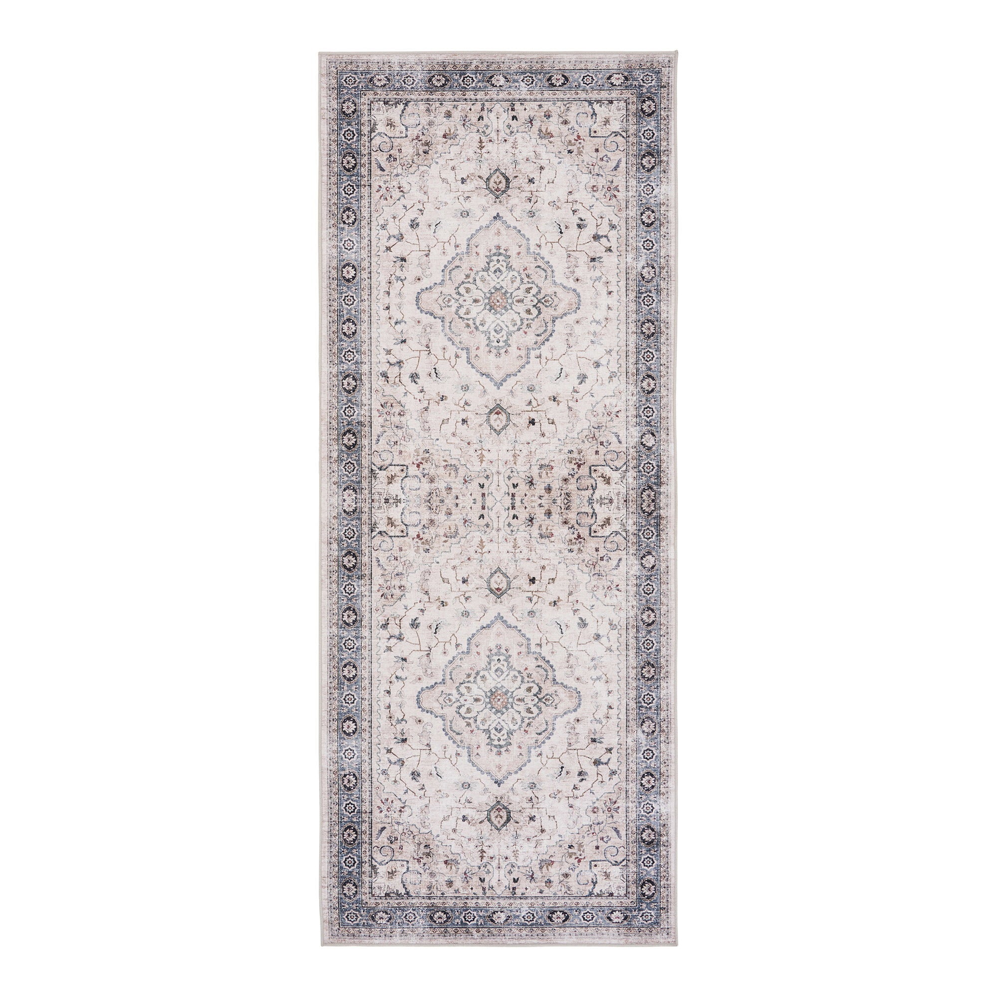 Tapis de couloir Havana médaillon oriental 80x200 cm