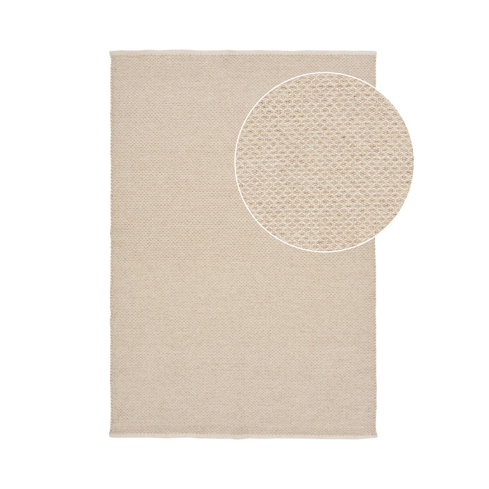 Tapis Gaya laine beige 160x230 cm