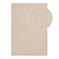 Tapis Gaya laine beige 200x300 cm