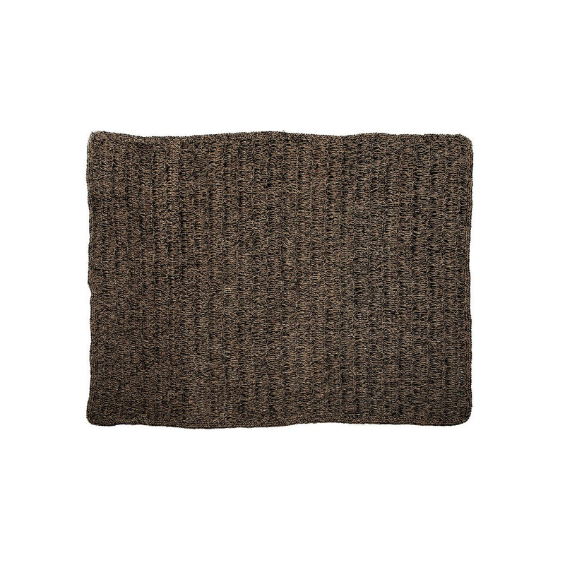 Dimensions Tapis en jonc de mer brun noir 180 x 240 cm
