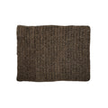 Tapis en jonc de mer brun noir 180 x 240 cm