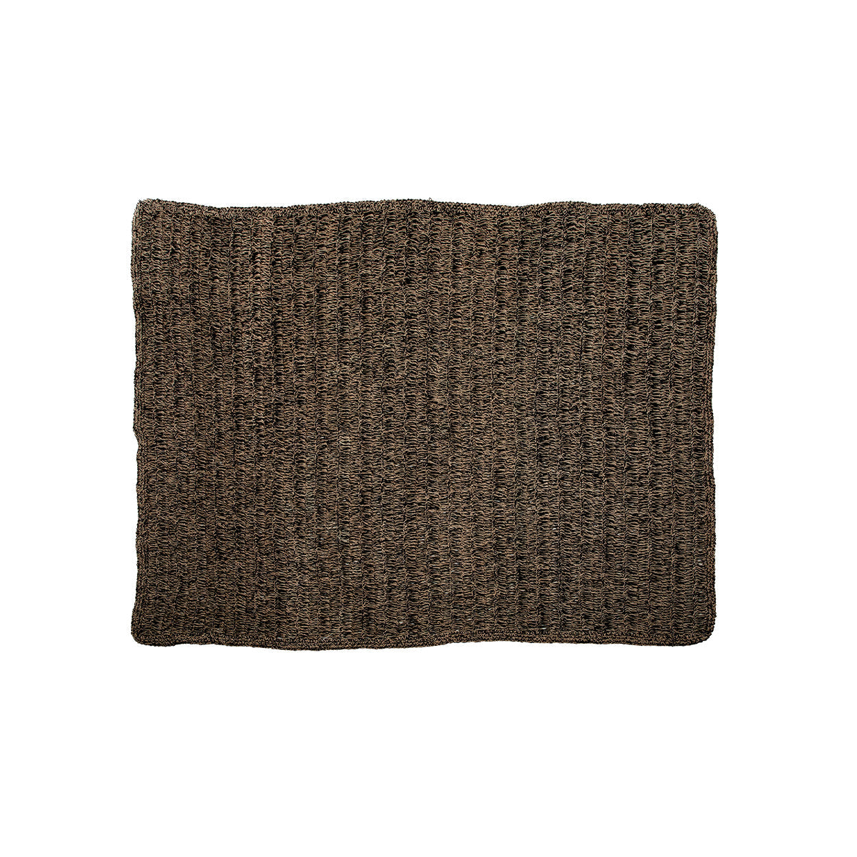 Tapis en jonc de mer brun noir 180 x 240 cm