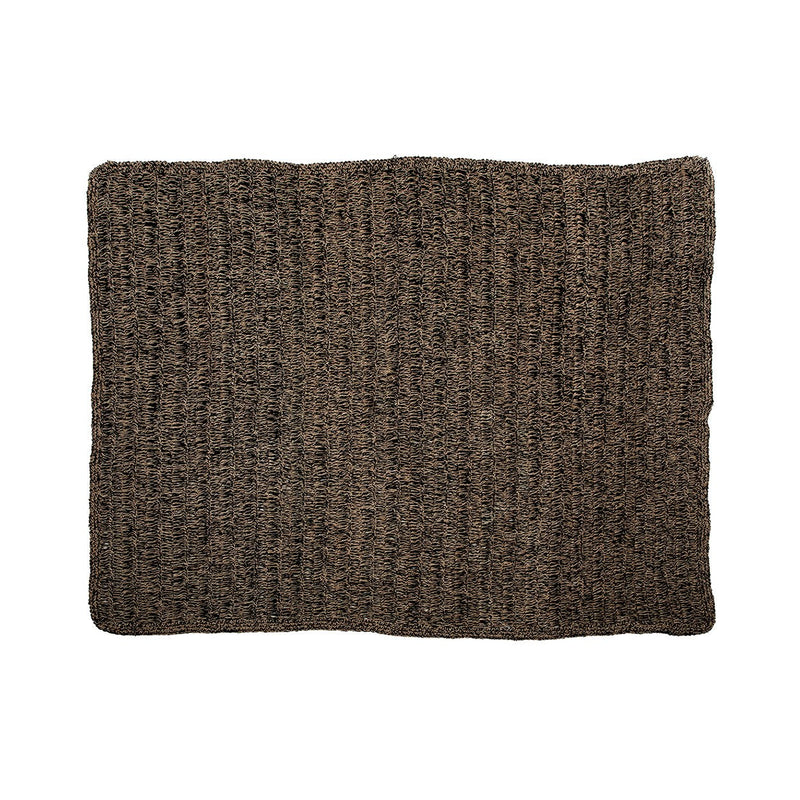 Dimensions Tapis en jonc de mer brun noir 200 x 300 cm