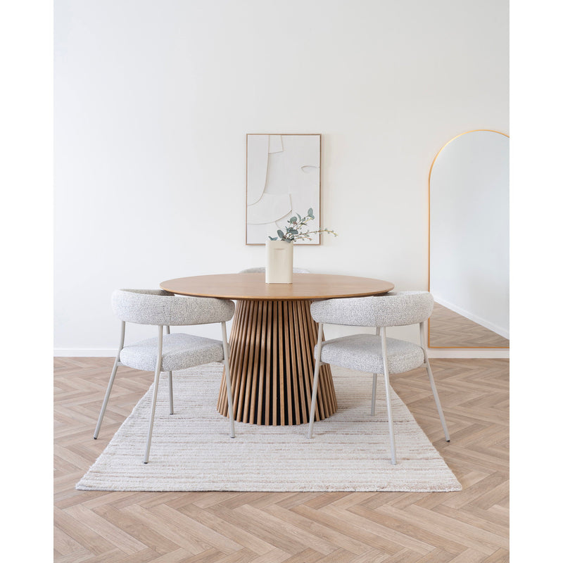 Dimensions Mango Hand-Tufted Wool Striped Ivory Rug – 160 × 230 cm