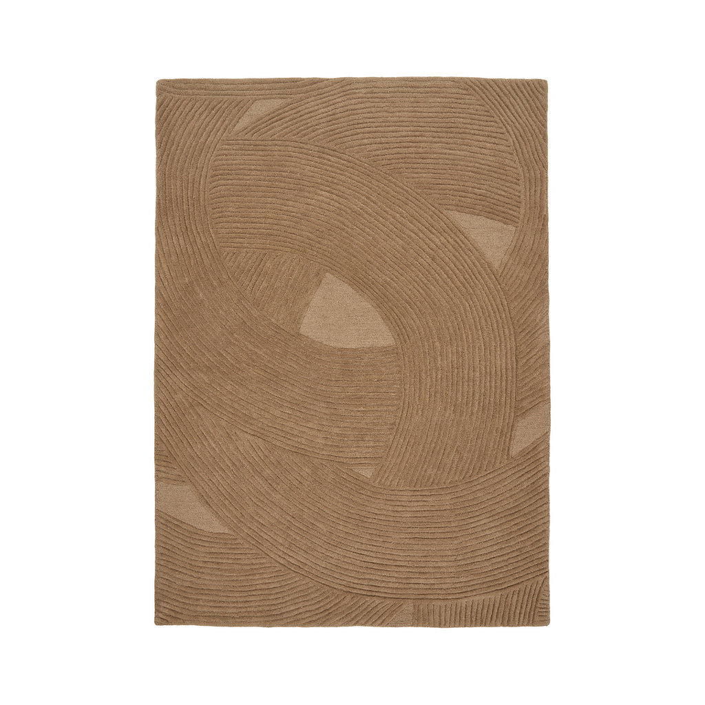 tapis-laine-touffete-pune-brun-160x230-vue-dessus