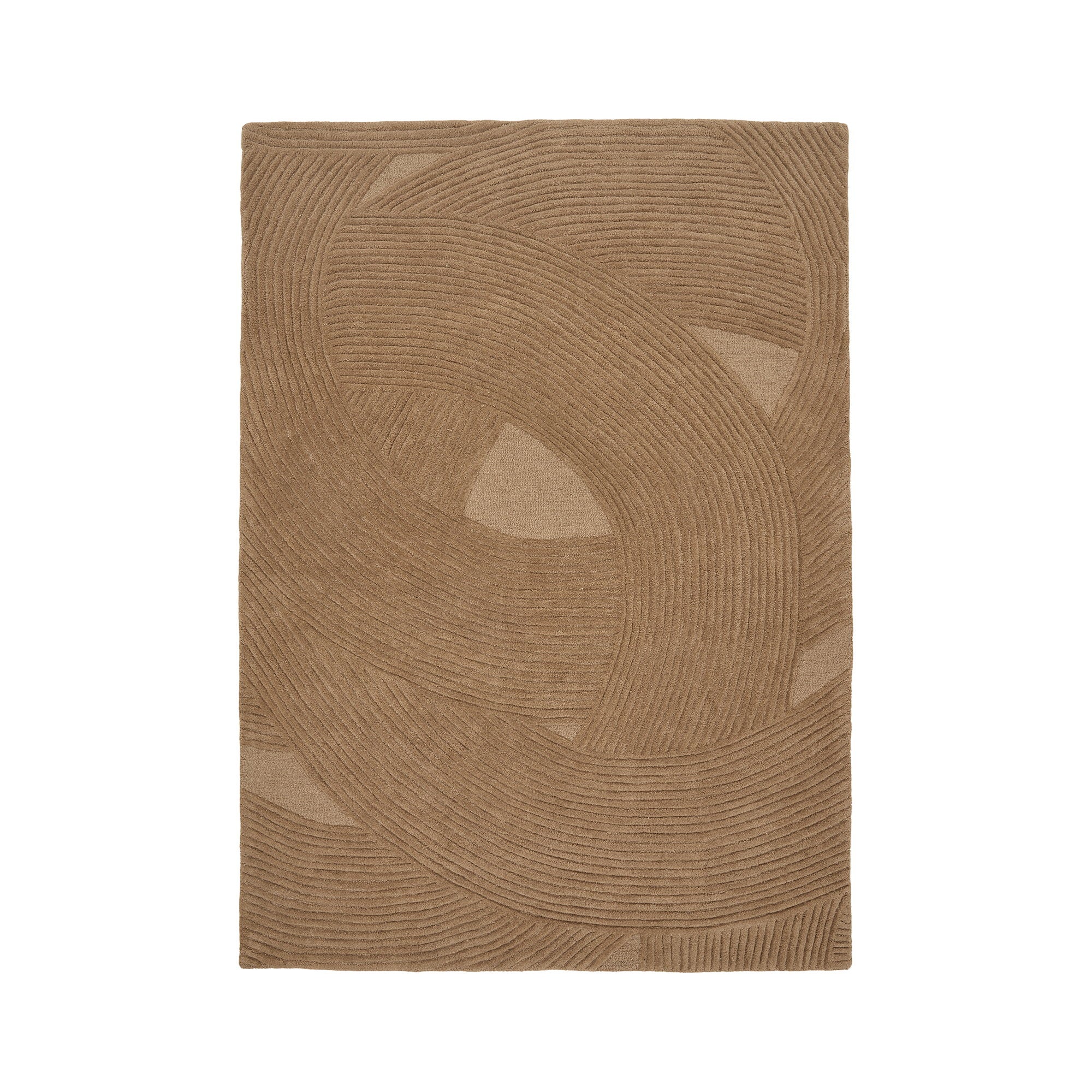 tapis-laine-touffete-pune-brun-160x230-vue-dessus