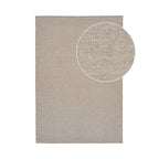 Tapis Nila laine sable foncé 160x230 cm