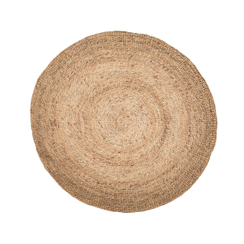 Dimensions Tapis rond en jacinthe d'eau naturelle 200 cm de diamètre