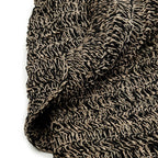 Tapis rond en jonc de mer brun noir 200 cm de diamètre, vue 7